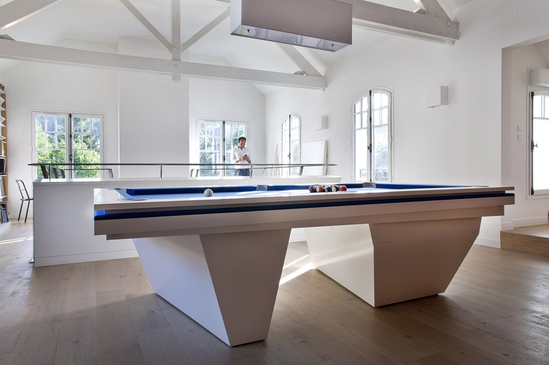 billard - Rénovation Maison V - Olivier Chabaud Architecte - Villennes s-Seine - France