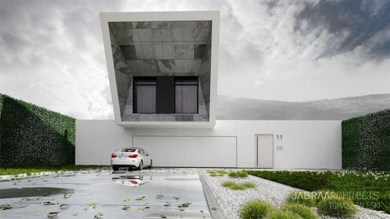 Vue Principale - Skyfall House par Jabra Architects, Pologne.jpg