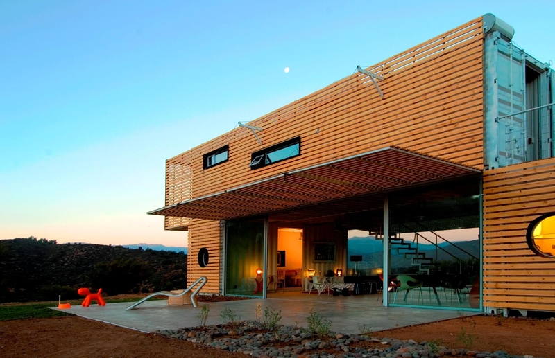 façade entrée et terrasse - Infiniski Manifesto House par james&mau arquitectura  - Curacaví, Chili - photo Antonio Corcuera