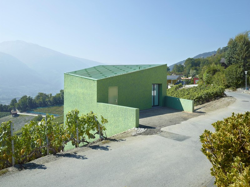 façade entrée - Maison Iseli par François Meyer architecture - Venthôme, Suisse