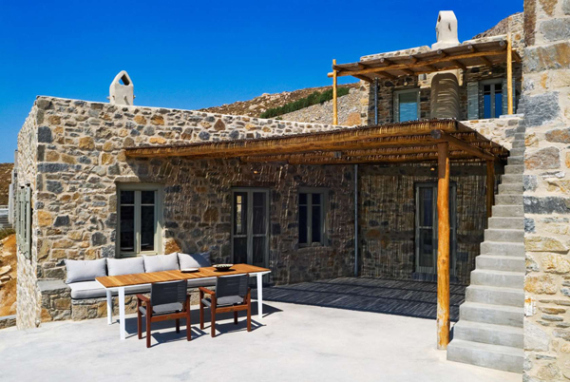 pergolas bois - Eagles-Nest- Sinas Architects -Serifos - Grèce - Nikos Stefani