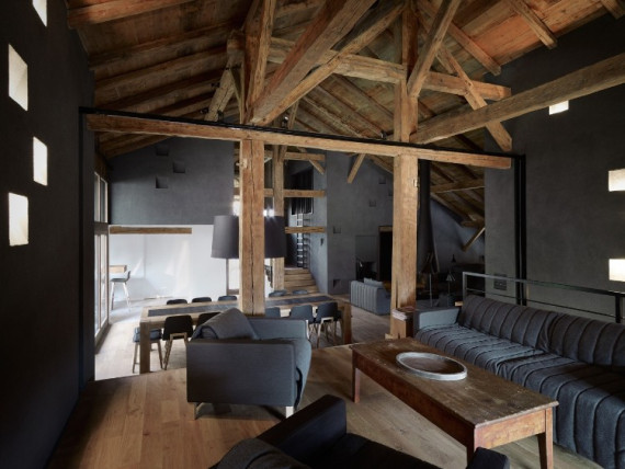 salon - Villa solaire - Jérémie Kœmpgen - Morzine - France