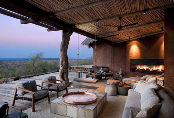 Terrasse  - Leobo-Private-Reserve - Rech & Cartens Architects - Afrique du Sud