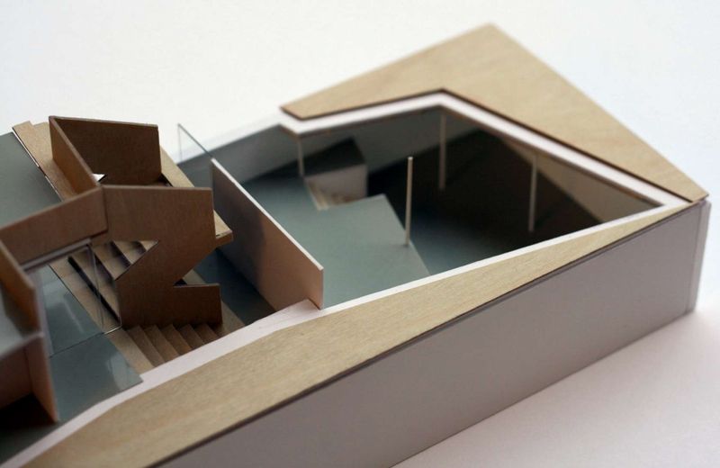 Maquette 3D espace intérieur - Twin-Blade par NIO Architecten - Amsterdam, Hollande